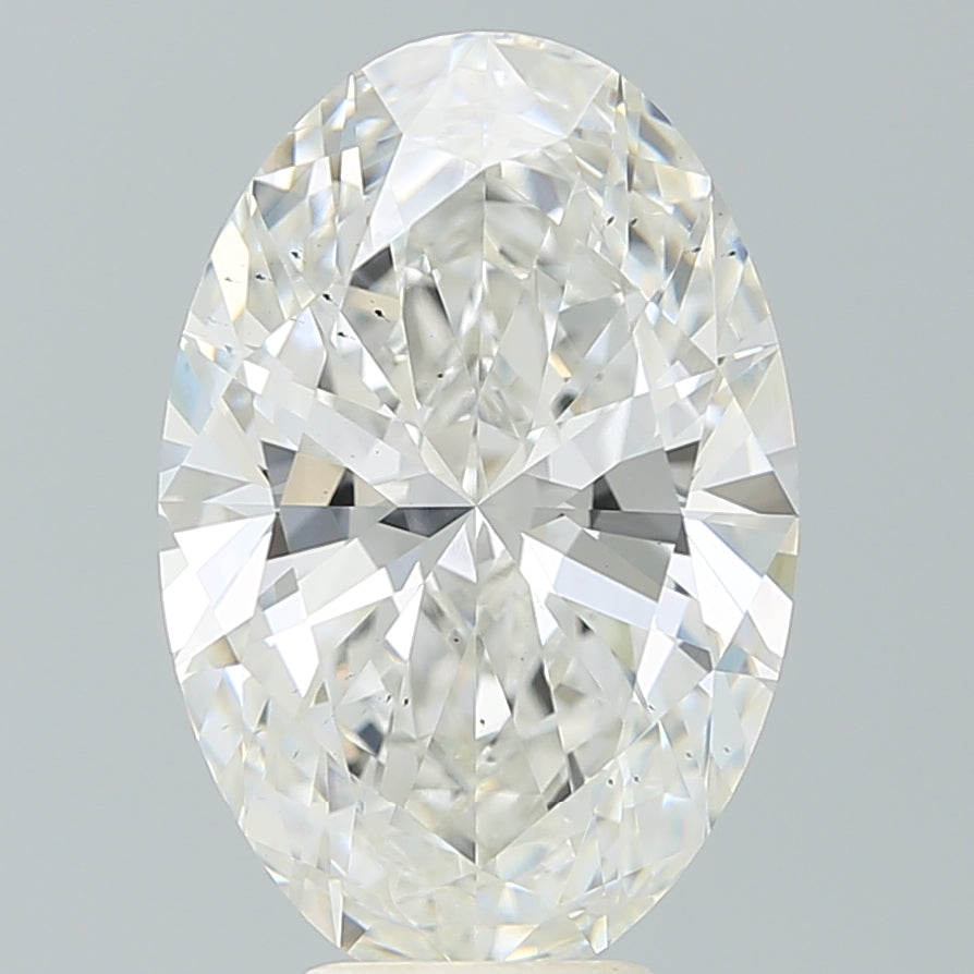 6.31ct Oval F VS2 Lab Created Diamond