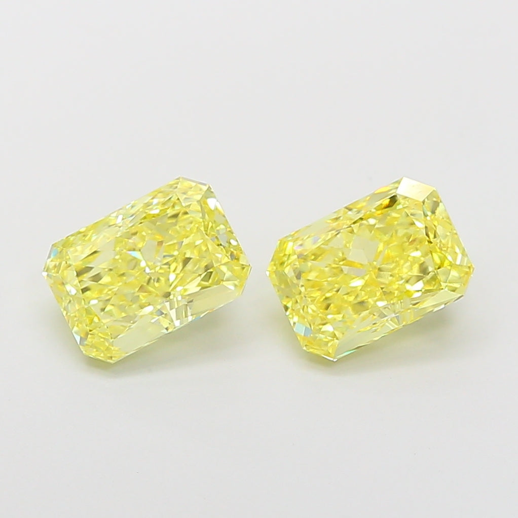 1.53ct Radiant  VVS2 Lab Created Diamond