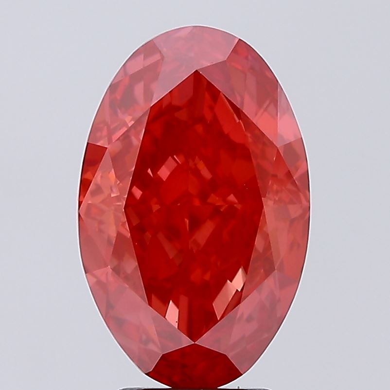 5.4ct Oval  VS1 Lab Created Diamond
