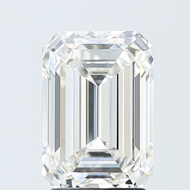 3.1ct Emerald F VVS2 Lab Created Diamond
