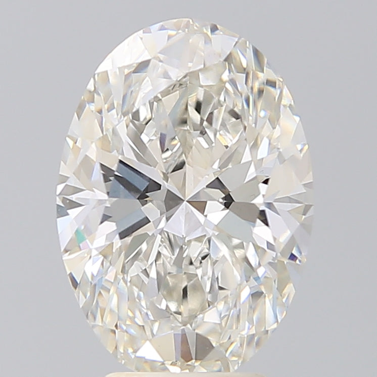 4.19ct Oval H VS1 Lab Created Diamond