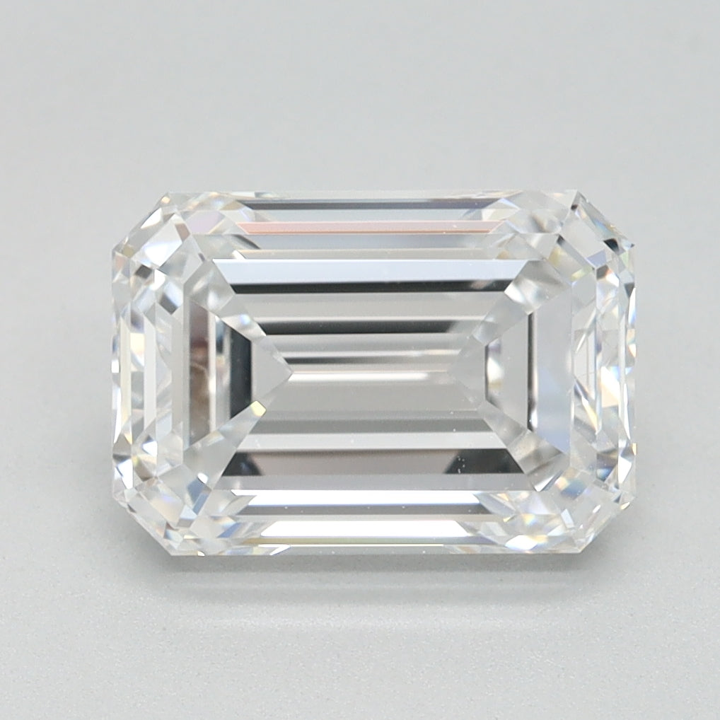 2.1ct Emerald D IF Lab Created Diamond
