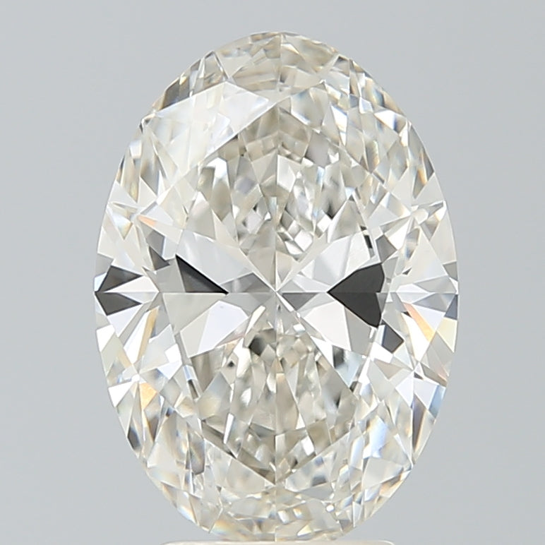 4.22ct Oval H VVS2 Lab Created Diamond