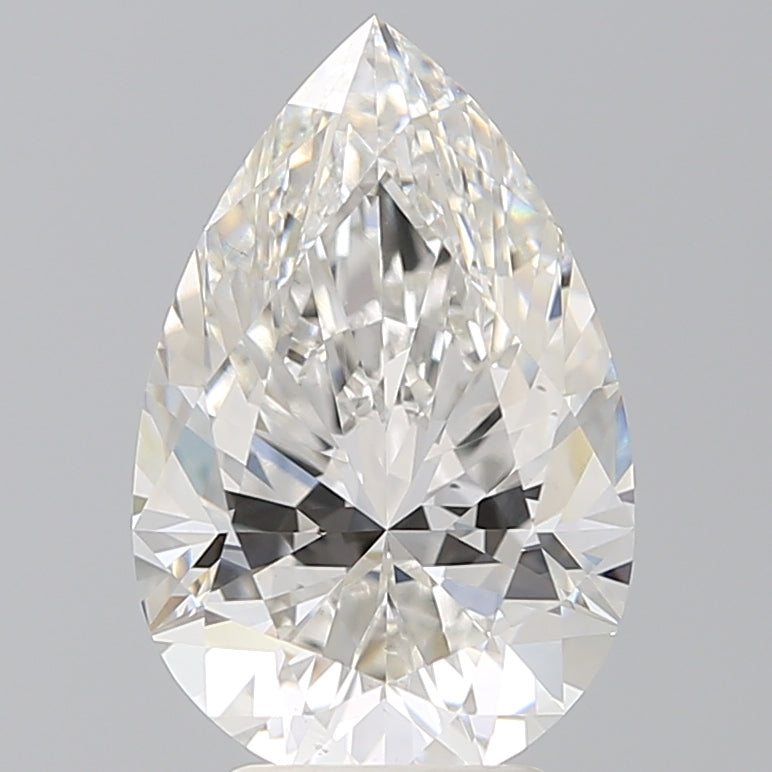 4.1ct Pear G VS1 Lab Created Diamond