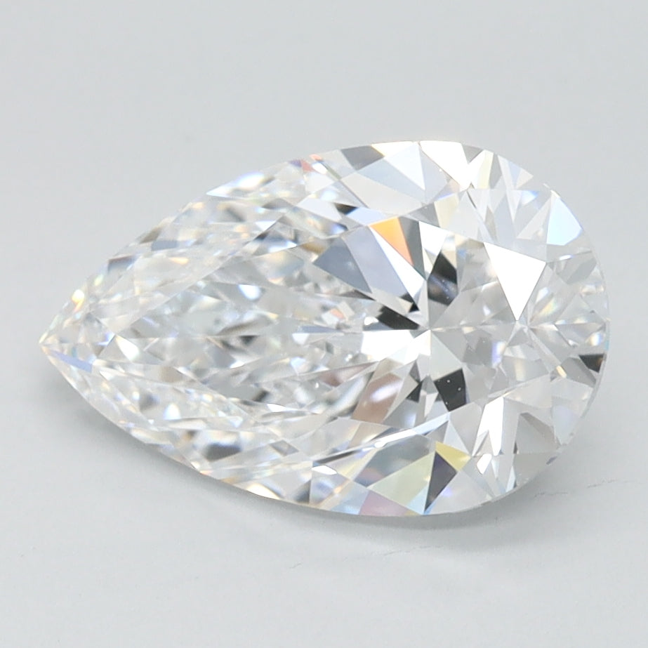 1.53ct Pear D VVS1 Lab Created Diamond