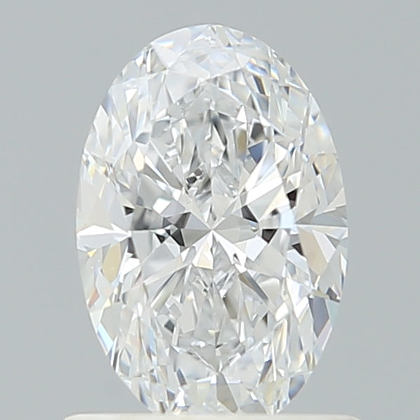 0.95ct Oval D VVS2 Lab Created Diamond
