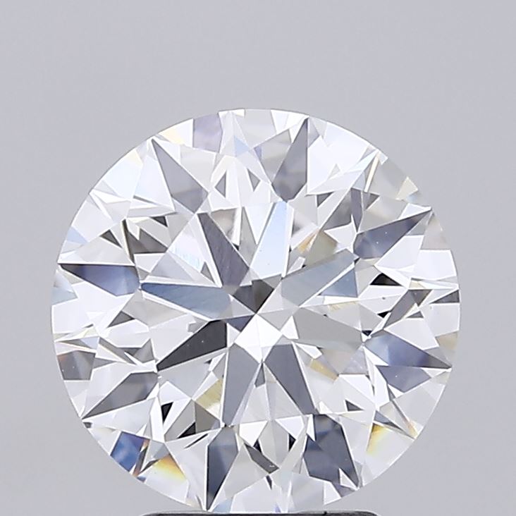 2.2ct Round D VVS2 Lab Created Diamond