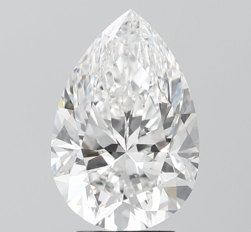 3.05ct Pear E VS1 Lab Created Diamond
