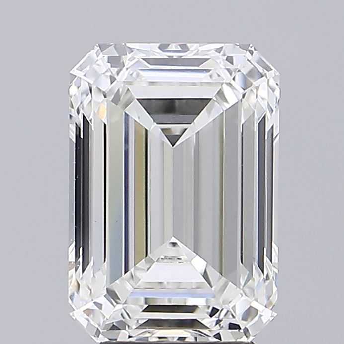 5.01ct Emerald F VVS2 Lab Created Diamond