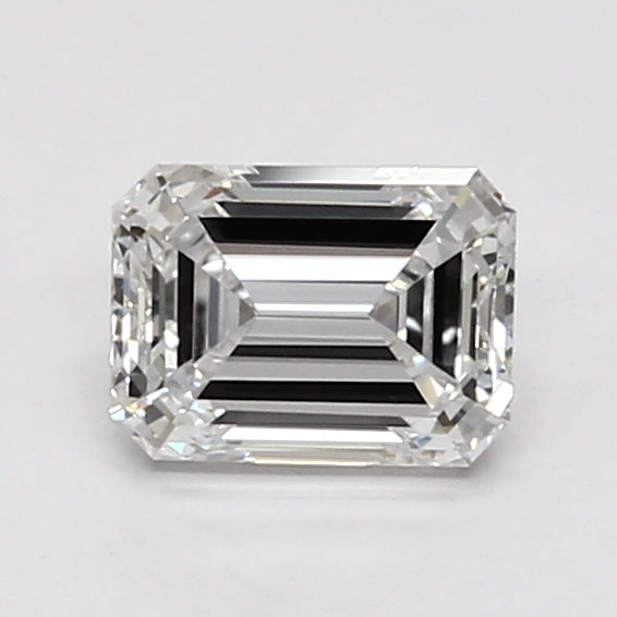 0.95ct Emerald D VVS1 Lab Created Diamond