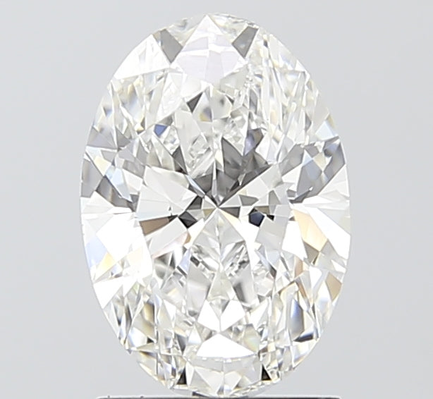 1.63ct Oval F VVS2 Lab Created Diamond