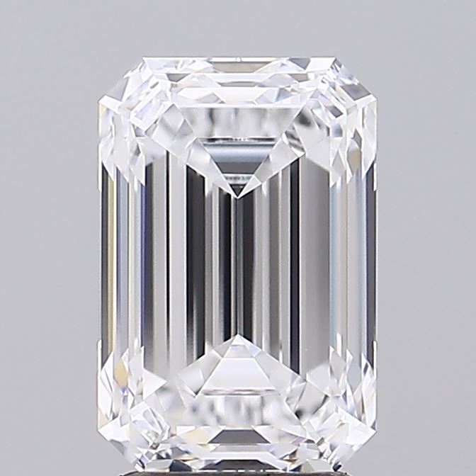 3.35ct Emerald D IF Lab Created Diamond