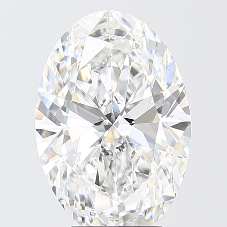 4.05ct Oval D VVS2 Lab Created Diamond