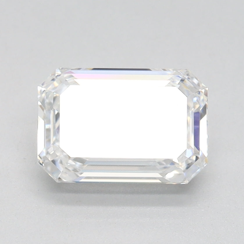 1.01ct Emerald D IF Lab Created Diamond