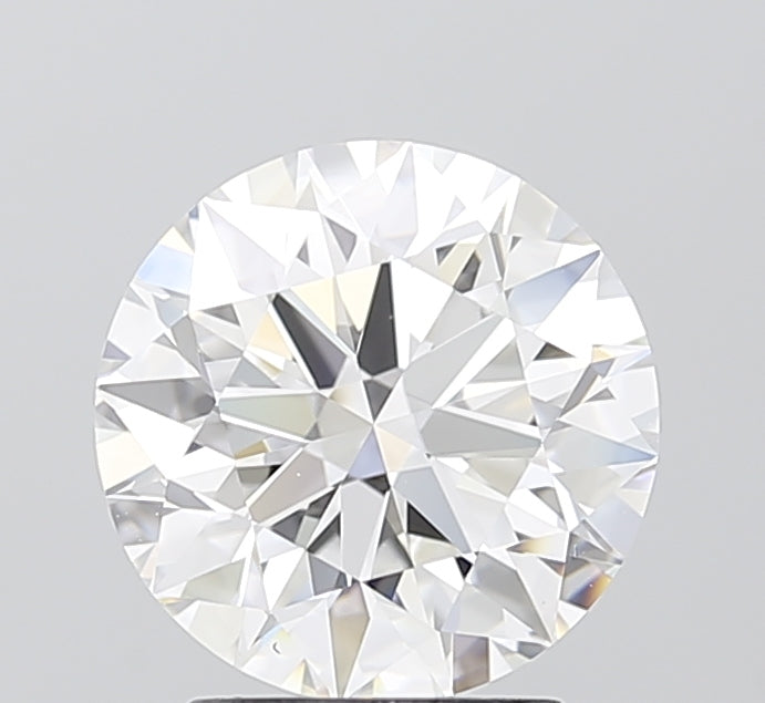 2.6ct Round D VVS2 Lab Created Diamond