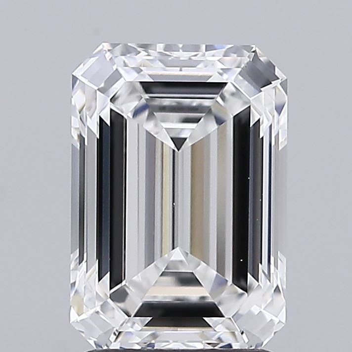 2.25ct Emerald E VVS2 Lab Created Diamond