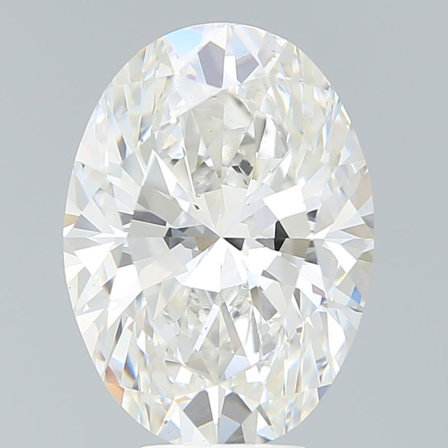 7.3ct Oval F VS1 Lab Created Diamond