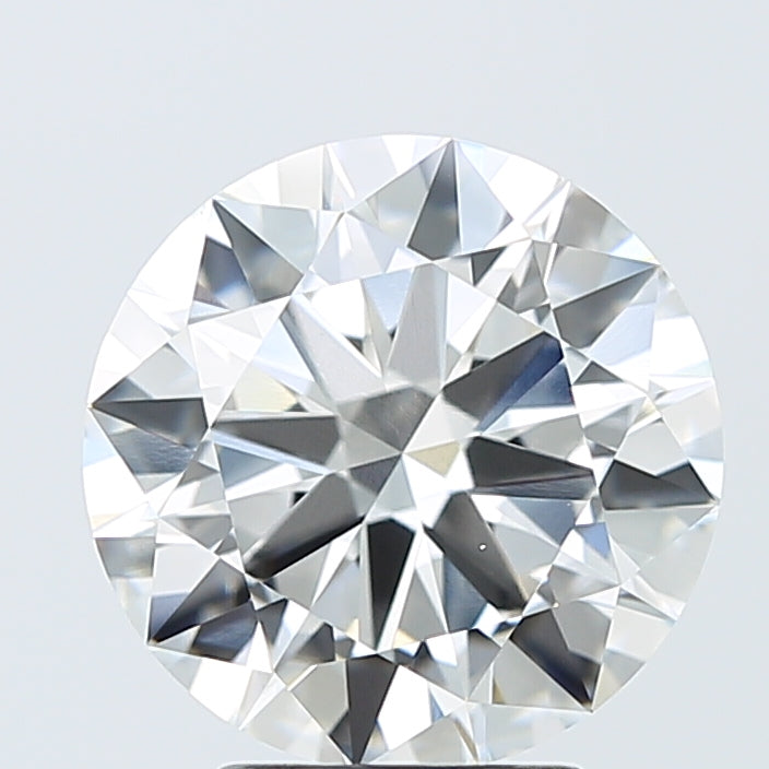 4.06ct Round F VVS2 Lab Created Diamond