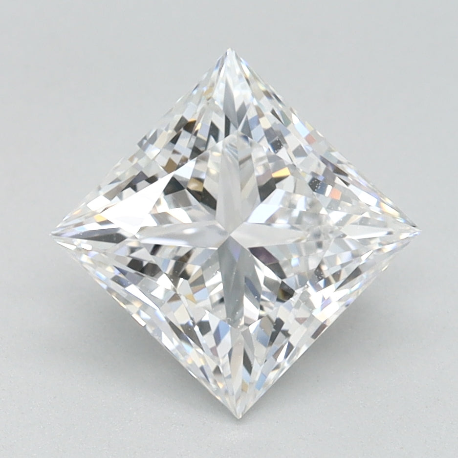 1.64ct Princess D IF Lab Created Diamond