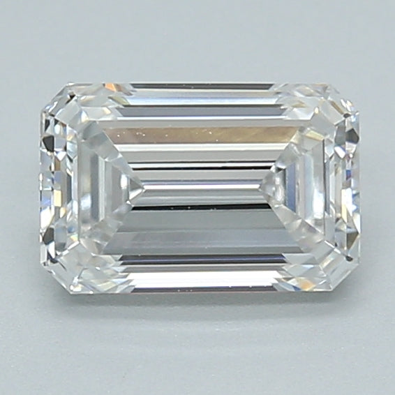 1.05ct Emerald E IF Lab Created Diamond