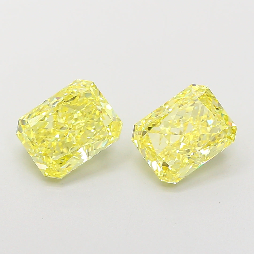 2.1ct Radiant  VS1 Lab Created Diamond