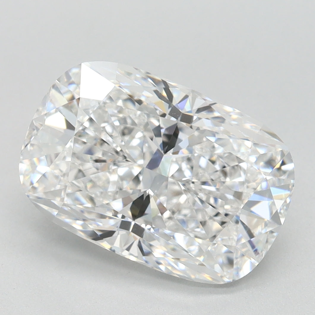 3ct Cushion D IF Lab Created Diamond