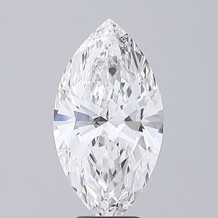 5.08ct Marquise E VVS2 Lab Created Diamond
