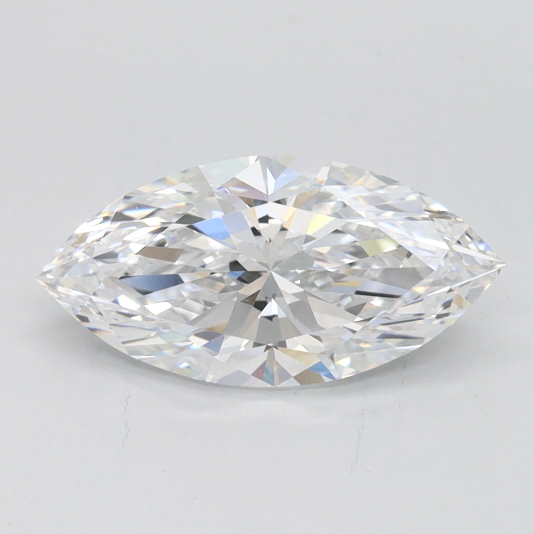 1.29ct Marquise D VVS2 Lab Created Diamond