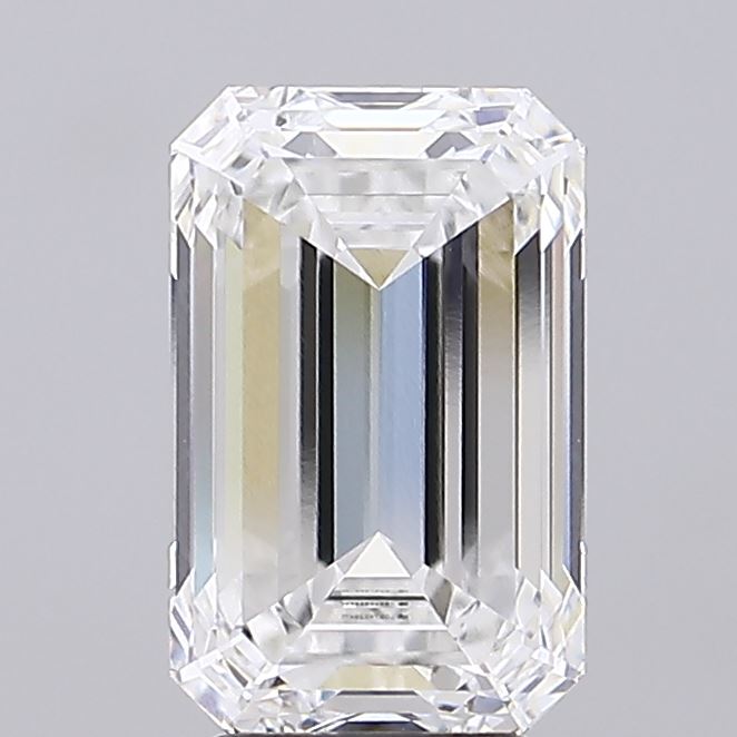 4.26ct Emerald E IF Lab Created Diamond