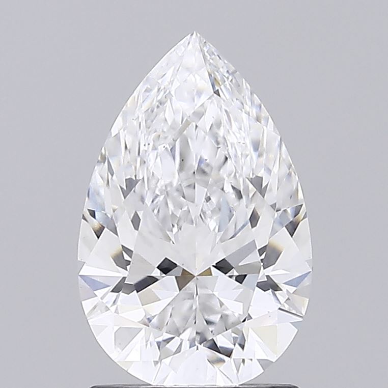 1.59ct Pear D VS2 Lab Created Diamond