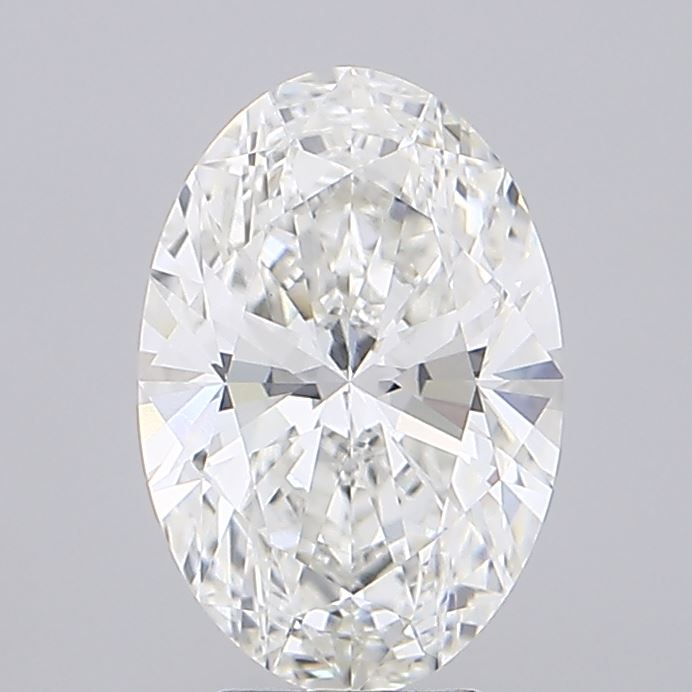 4.05ct Oval G VVS2 Lab Created Diamond