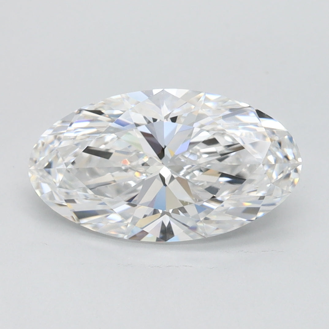 1.47ct Oval D VVS1 Lab Created Diamond