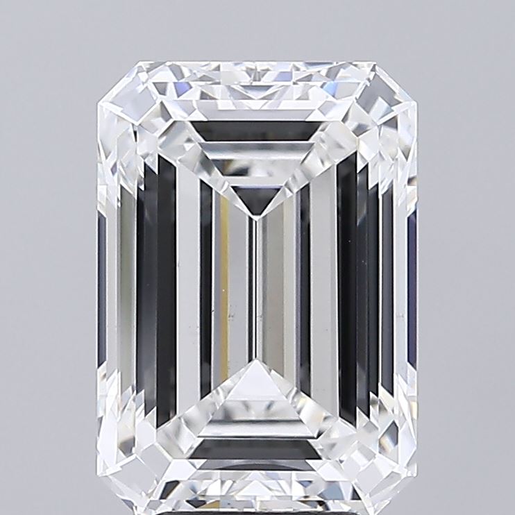 6.22ct Emerald F VS1 Lab Created Diamond