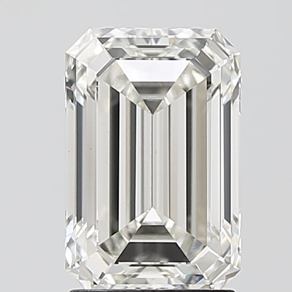 2.55ct Emerald   VS1 Lab Created Diamond