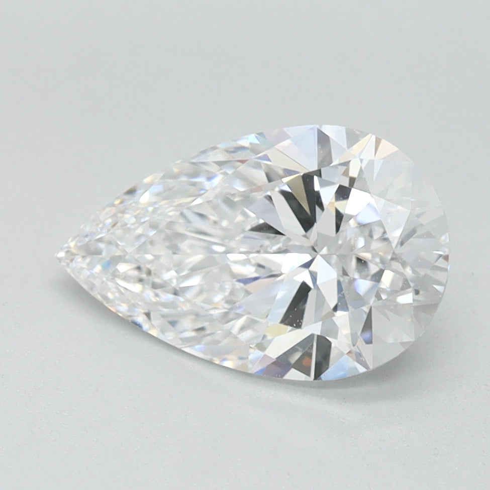 1.16ct Pear D IF Lab Created Diamond