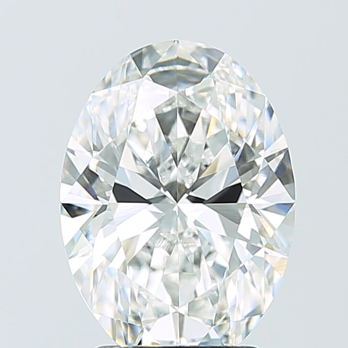 3.02ct Oval E VVS2 Lab Created Diamond