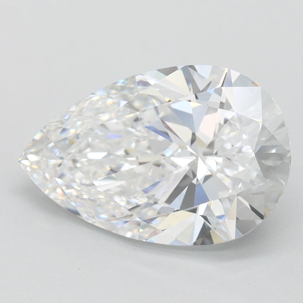 2.07ct Pear D IF Lab Created Diamond