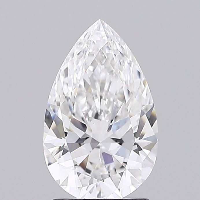 1.6ct Pear E VVS2 Lab Created Diamond