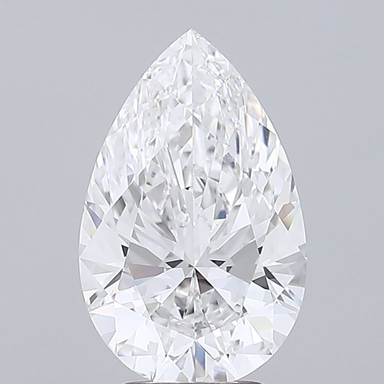 4.01ct Pear E VVS2 Lab Created Diamond