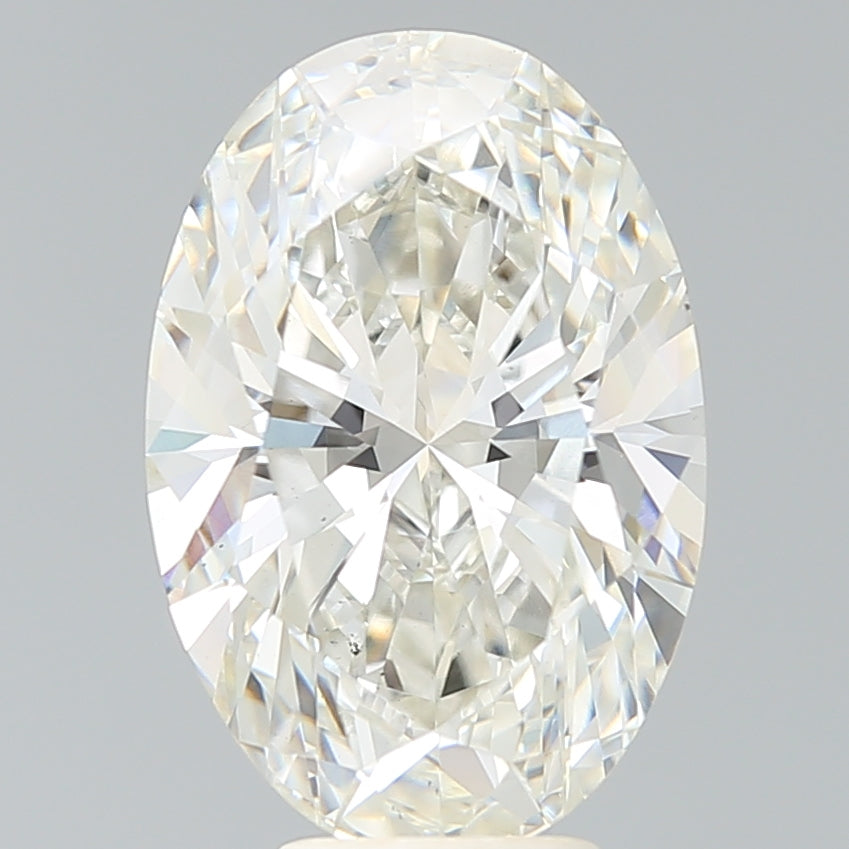 6.11ct Oval H VS1 Lab Created Diamond