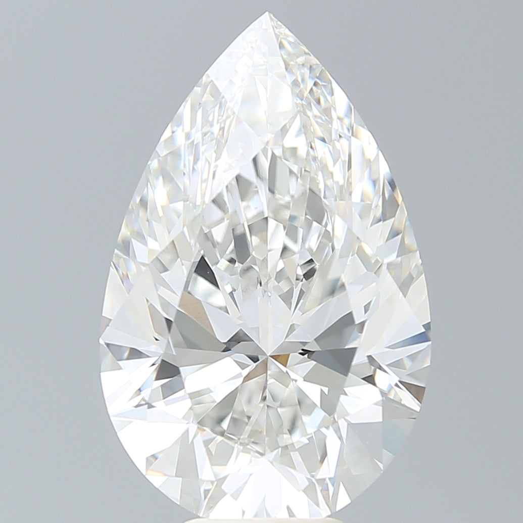 9.11ct Pear G VVS2 Lab Created Diamond