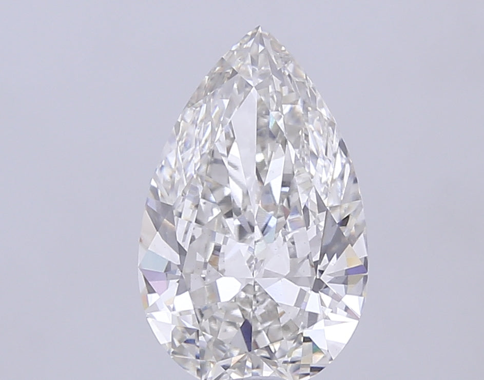8ct Pear H VS1 Lab Created Diamond