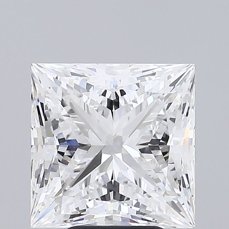 6.24ct Princess D VVS2 Lab Created Diamond