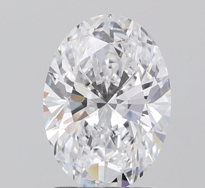 1.6ct Oval D VVS2 Lab Created Diamond