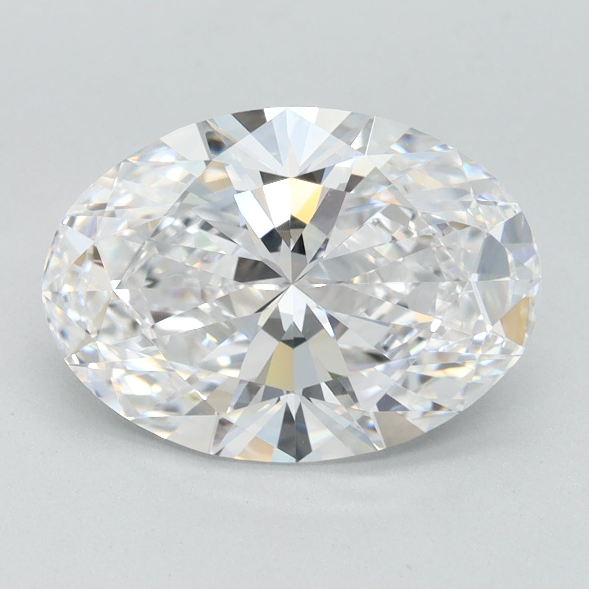 3.02ct Oval D IF Lab Created Diamond