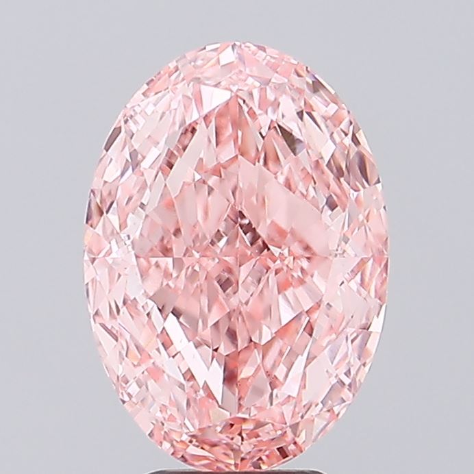 3.77ct Oval  VVS2 Lab Created Diamond