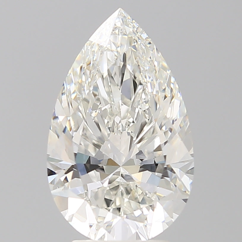 4.2ct Pear G VS1 Lab Created Diamond