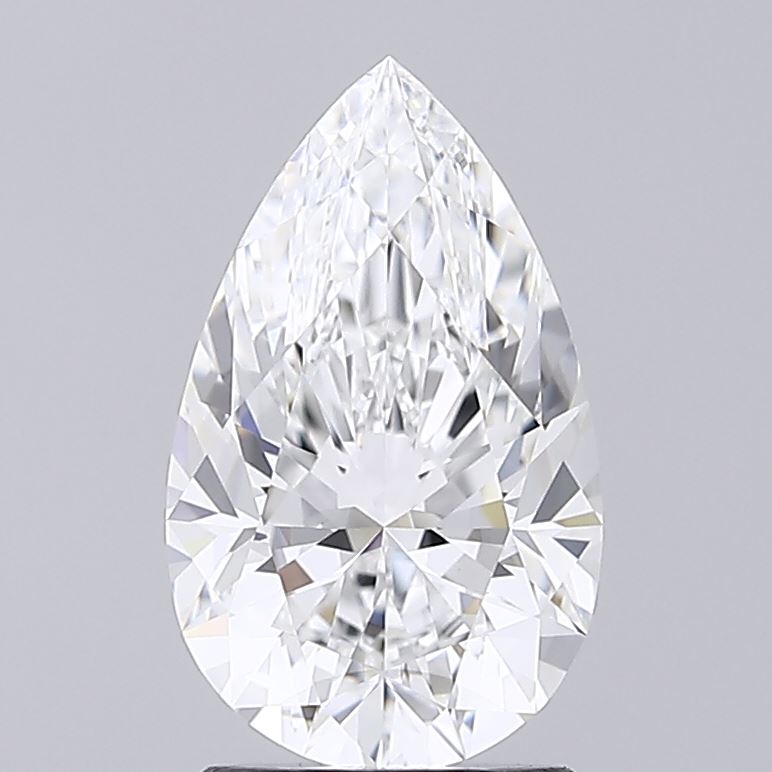 1.93ct Pear E IF Lab Created Diamond