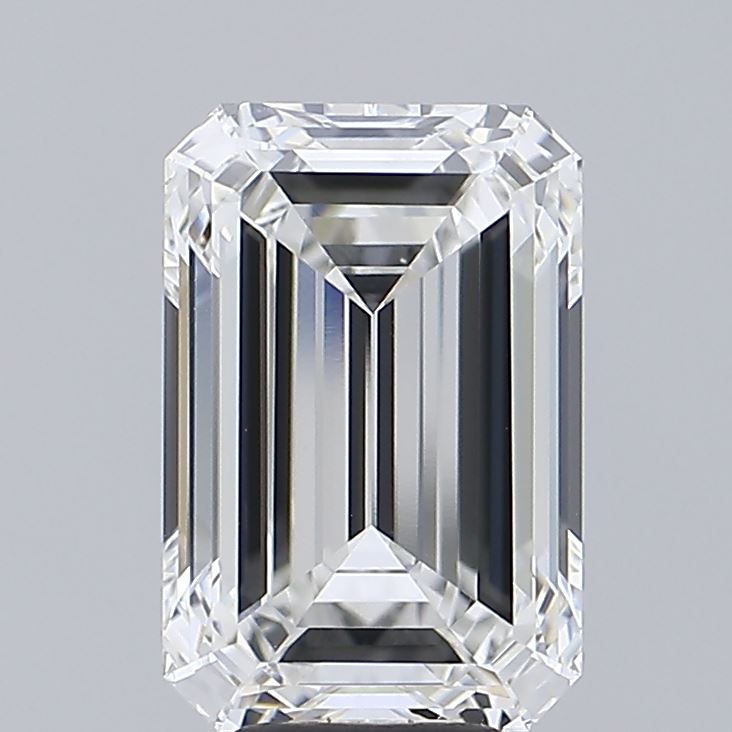 6ct Emerald F VVS2 Lab Created Diamond