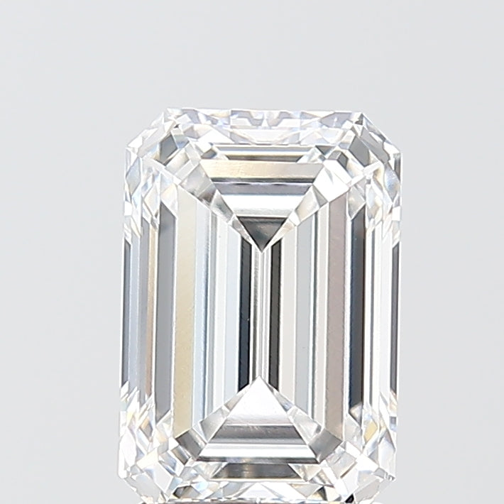 2.07ct Emerald E VVS2 Lab Created Diamond